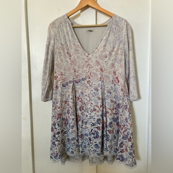 Ecote Tops - ECOTE tunic blouse flowy high low hem boho